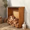 Abri Bûches 120x45x120cm,bois 2 Abri Bûches 120x45x120cm,bois -Sweeek ws120lbn 617b66b4cbadceea0e856fec512c55e2