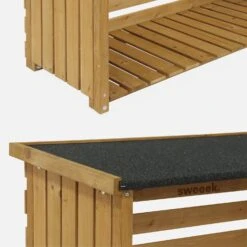 Abri Bûches 120x45x120cm,bois 11 Abri Bûches 120x45x120cm,bois -Sweeek ws120lbn 8b6f97269cd32e354639d9e602c5739d