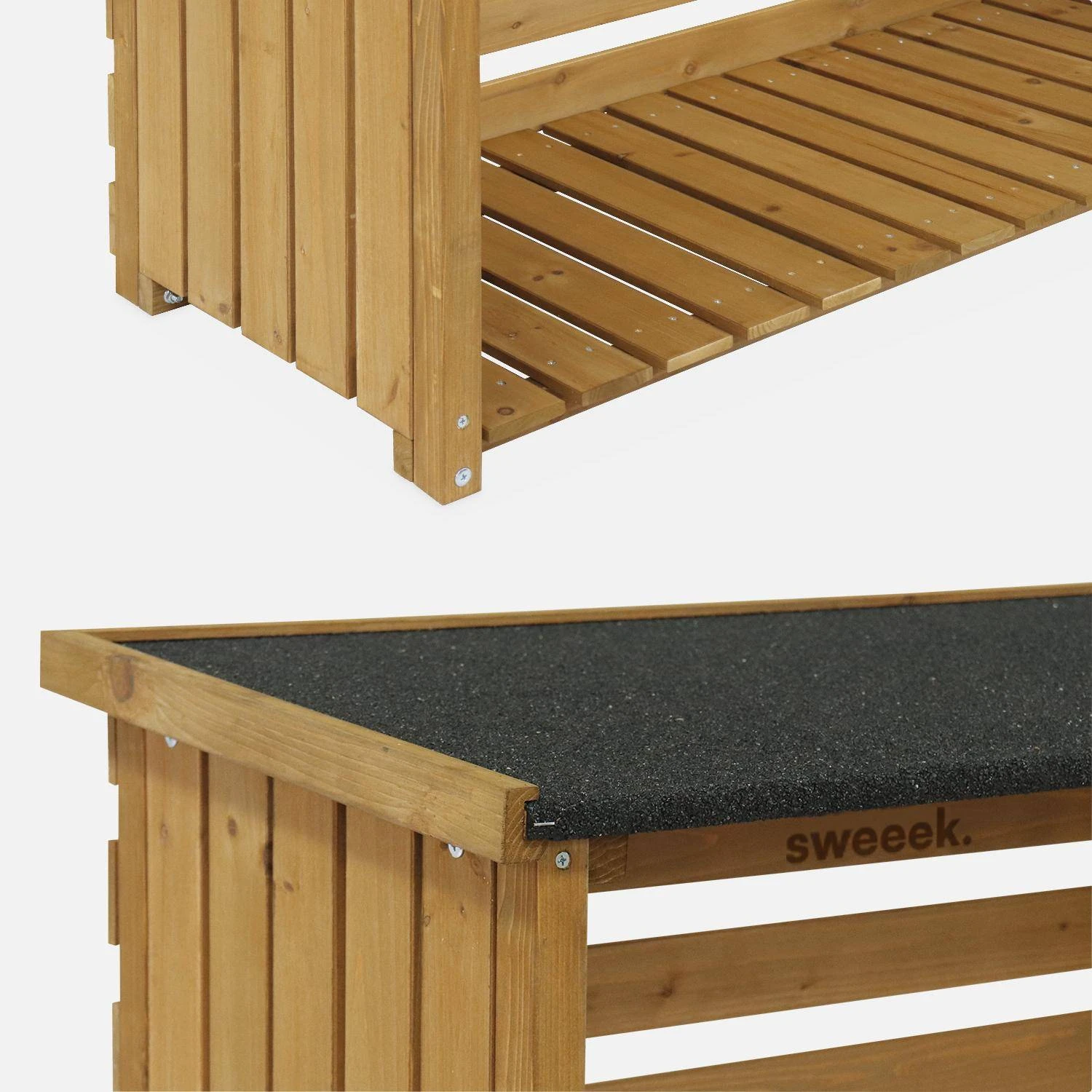 Abri Bûches 120x45x120cm,bois 7 Abri Bûches 120x45x120cm,bois – Image 5