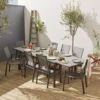 Table De Jardin Extensible Aluminium, 8 Chaises Couleur : Gris Foncé / Gris Taupe 2 Table De Jardin Extensible Aluminium, 8 Chaises Couleur : Gris Foncé / Gris Taupe -Sweeek xt300r8sandco 46d0091b89bc3e405d13af662b5e38a2