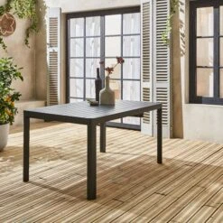 Table De Jardin Extensible Aluminium, 6 à 8 Places 11 Table De Jardin Extensible Aluminium, 6 à 8 Places -Sweeek xtafsq147at 1f9a6c3db7764a6327c0b59504a78288